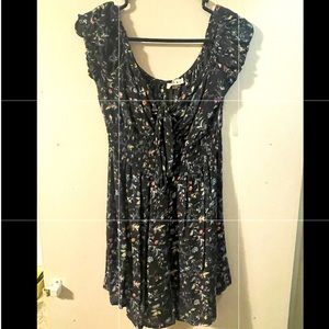 Floral summer mini babydoll dress. Never worn